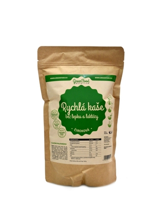 GreenFood nutrition - Low sugar rychlá kaše pohanková kakaová 500 g