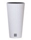 Prosperplast Květináč RATO TUBUS + vklad bílý 30cm