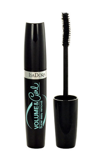 IsaDora Volume & Curl Řasenka 12 ml 10 Black pro ženy