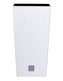Prosperplast Květináč RATO SQUARE + vklad bílý 29 cm
