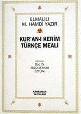 Kuran-i Kerim Türkce Meali