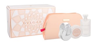 Bvlgari Omnia Crystalline toaletní voda 65 ml + tělové mléko 75 ml + mýdlo 75 g + kosmetická taška