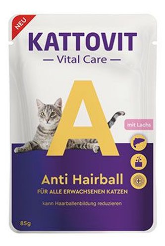 Kattovit Cat Vital Care Anti Hairball losos kapsa 85g