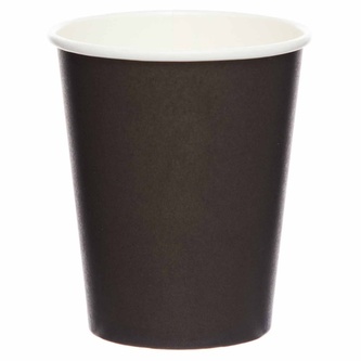 Papírové kelímky černé 8 ks - Amscan