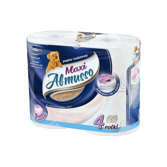Almusso toaletní papír MAXI 3 vrstvý 4 ks