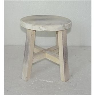 Dřevěná stolička na květiny D6047-01