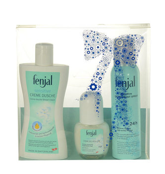 Fenjal Sensitive sprchový krém Sensitive 200 ml + roll-on Sensitive Creme Deo 50 ml + deodorant Sensitive 24H 150 ml