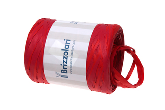 Stuha poly rafie vícebarevná 07-ČERVENÁ