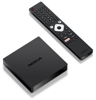 NOKIA android box 8000/ 4K Ultra HD/ NETFLIX/ 02 TV/ HDMI/ USB 3.0/ USB-C/ USB 2.0/ BT/ Wi-Fi/ LAN/ Android TV 10/ černý