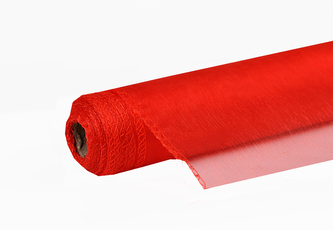 Organza uni 29,5cm x 10m ČERVENÁ