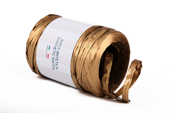 Stuha rafie matná 6802 5mm x 200m - 33 zlatá metalická