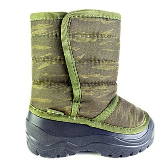 Oldcom Zimní Boty FROZZY Military Khaki Dětské Velikost: 22/23, Barva: Khaki