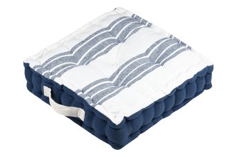 Sedací polštář na zem CATAMARAN modrá 45x45 cm France