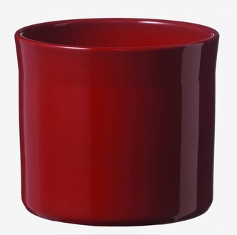 Keramický květináč Miami 13 cm červený