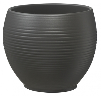 Keramický květináč Manacor matný 20 cm antracit