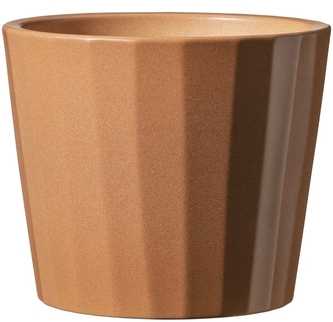 Keramický květináč Umea 16 cm cappuccino