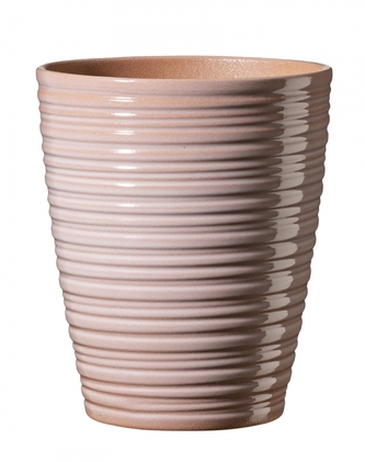 Keramický květináč na orchideje Bergamo Nature 13x15 cm světlá terracota