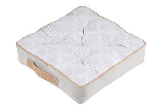 Sedací polštář na zem DELILA béžová 45x45 cm France