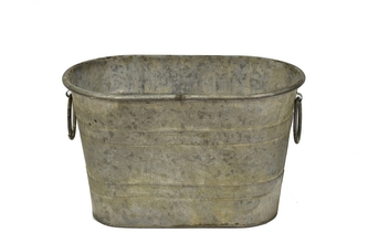 Obal na květiny Dori sv. šedý 21x23x33 cm