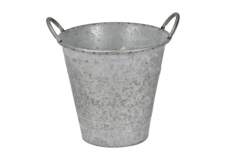 Obal na květiny Harry stříbrný 28x25 cm