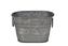 Obal na květiny Zora šedý 17,5x17x27 cm