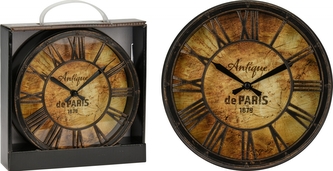 Nástěnné hodiny s 3D číslicemi, 21 cm