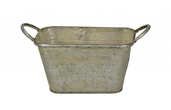 Obal na květiny Dori sv. šedý 17,5x18x25 cm