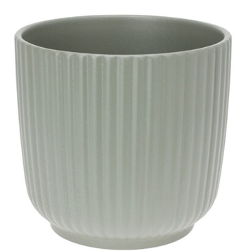 Kameninový květináč zelený 18x18,5 cm