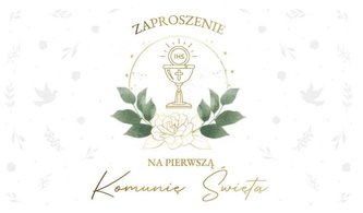 Zaproszenie Komunia (10szt)