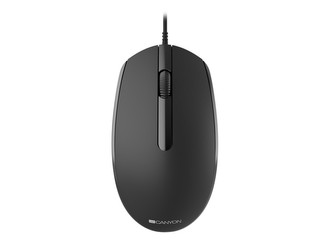 Myš "M-10", černá, drátová, optická, USB, CANYON CNE-CMS10B