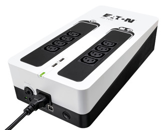 EATON UPS 3S 700 IEC, Off-line, Tower, 700VA/420W, výstup 8x IEC C13, USB, RJ11, 2x USB nabíjení (2A max), bez vent. EATON UPS 3S 700 IEC, Off-line, Tower, 700VA/420W, výstup 8x IEC C13, USB, RJ11, 2x USB nabíjení (2A max), bez vent.