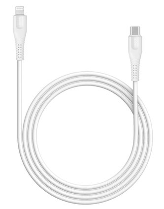 CANYON nabíjecí kabel Lightning MFI-4, USB-C Power delivery 18W, Apple certifikát, délka 1.2m, bílá CANYON nabíjecí kabel Lightning MFI-4, USB-C Power delivery 18W, Apple certifikát, délka 1.2m, bílá