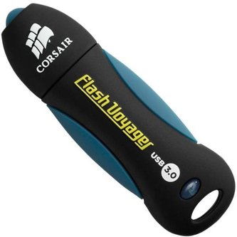 Corsair flash disk 64GB Voyager USB 3.0 (čtení/zápis: 190/60MB/s) modro-černý