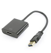 Gembird adaptér USB 3.0 (M) na HDMI (F), čierny