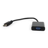 Gembird adaptér HDMI (M) na VGA (F), single port, kabel 0,15m, černý
