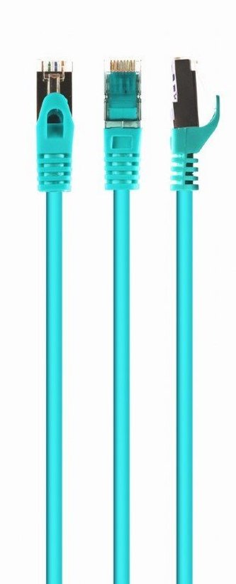 Gembird patch kábel S/FTP Cat. 6A LSZH, 10 m, zelený