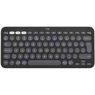 Logitech Pebble Keys 2 K380s - TONAL GRAPHITE - US INT'L - BT - INTNL-973 - UNIVERSAL Logitech Pebble Keys 2 K380s - TONAL GRAPHITE - US INT'L - BT - INTNL-973 - UNIVERSAL