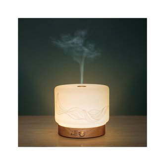 Innobiz Ultrazvukový difuzér a zvlhčovač vzduchu Lisalia Wave - ideální pro usínání, 4 programy