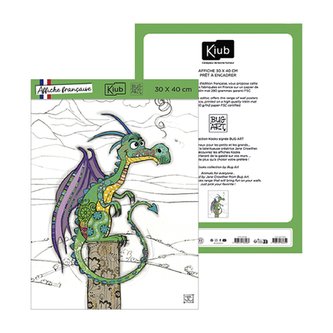 Designový tisk 30x40 cm AFM21U06 BUG ART KIUB