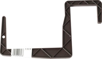 Držák na truhlík balkon - S hranol hnědý 12 cm