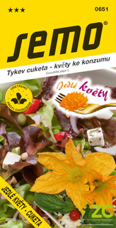 Tykev cuketa - Jedlé květy 1,5g - série JEDLÉ KVĚTY  (ZÁRUKA 2024)