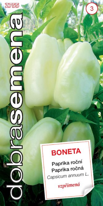 Dobrá semena Paprika zel. - Boneta, vzpřímená 0,5g