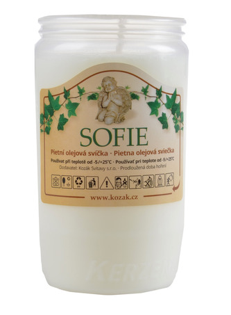 Svíčka olejová Sofie - 150 g bílá