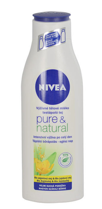 Nivea Pure & Natural Tělové mléko 250 ml pro ženy