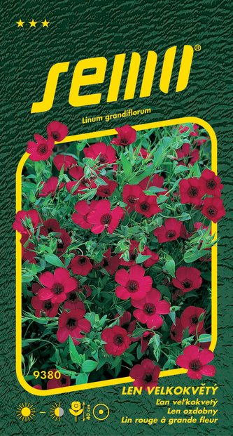 Len velkokvětý - červený 0,5g