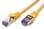 Patch kabel Roline S/FTP cat 6A, LSOH, 10m, žlutý