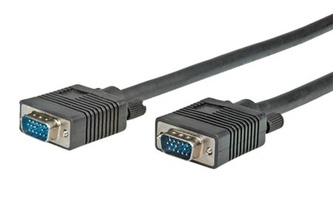 Kabel propojovací VGA HQ MD15HD - MD15HD, 15m, stíněný