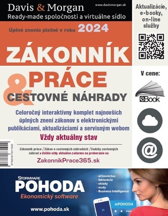 Zákonník práce a Cestovné náhrady 2024