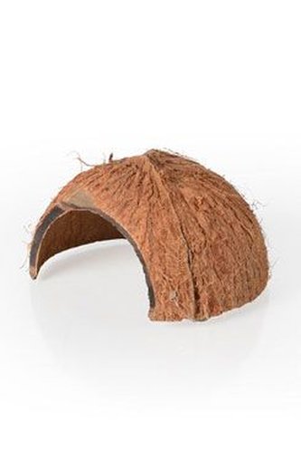 Kokosová skořápka s otvorem