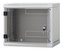 Rack Triton 19" jednodílný 18U/500mm prosklené dveře, odnímatelné bočnice, šedý